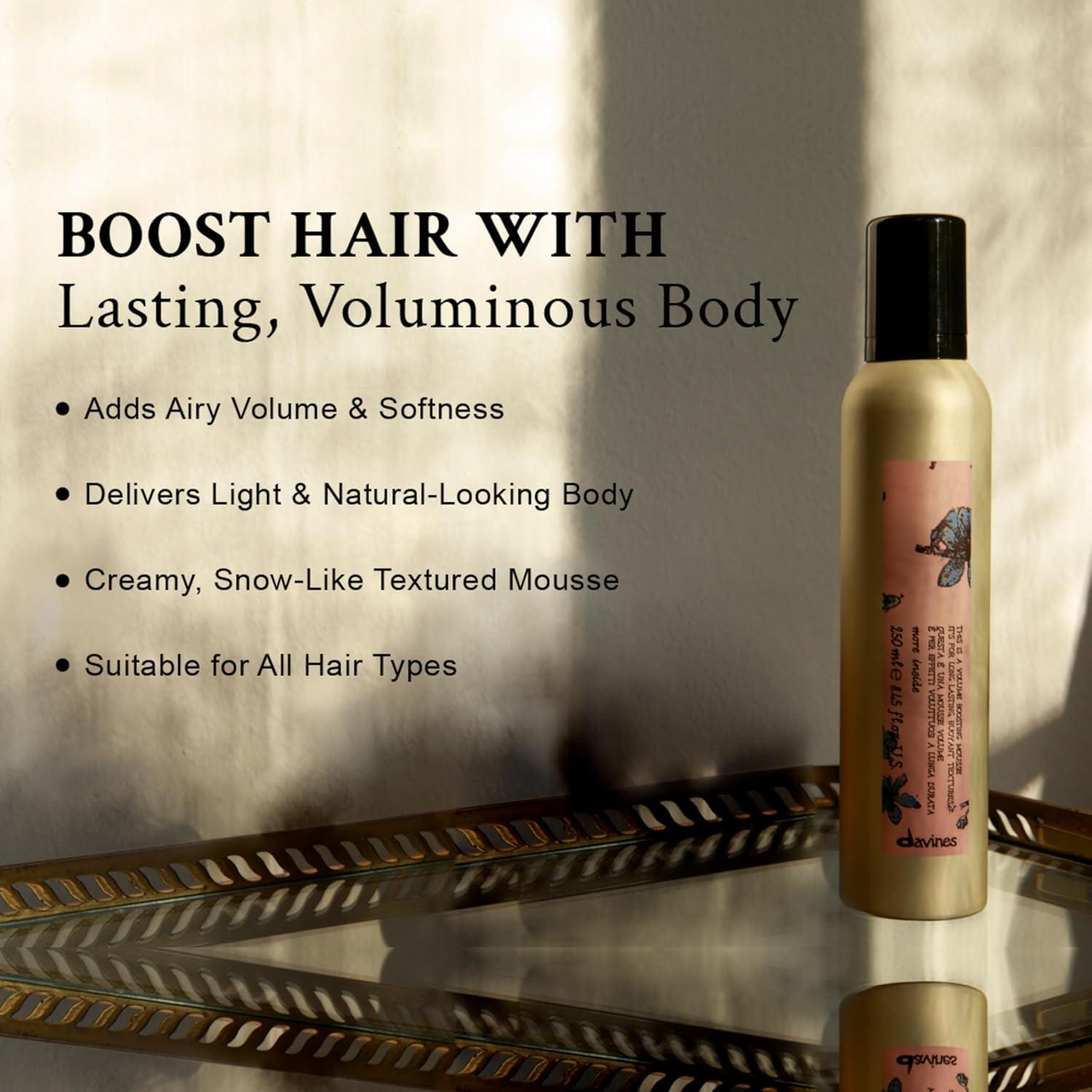 imageDavines This Is A Volume Boosting Mousse Add Natural Looking And Airy Volume And Body For All Hair Types 84 OZ