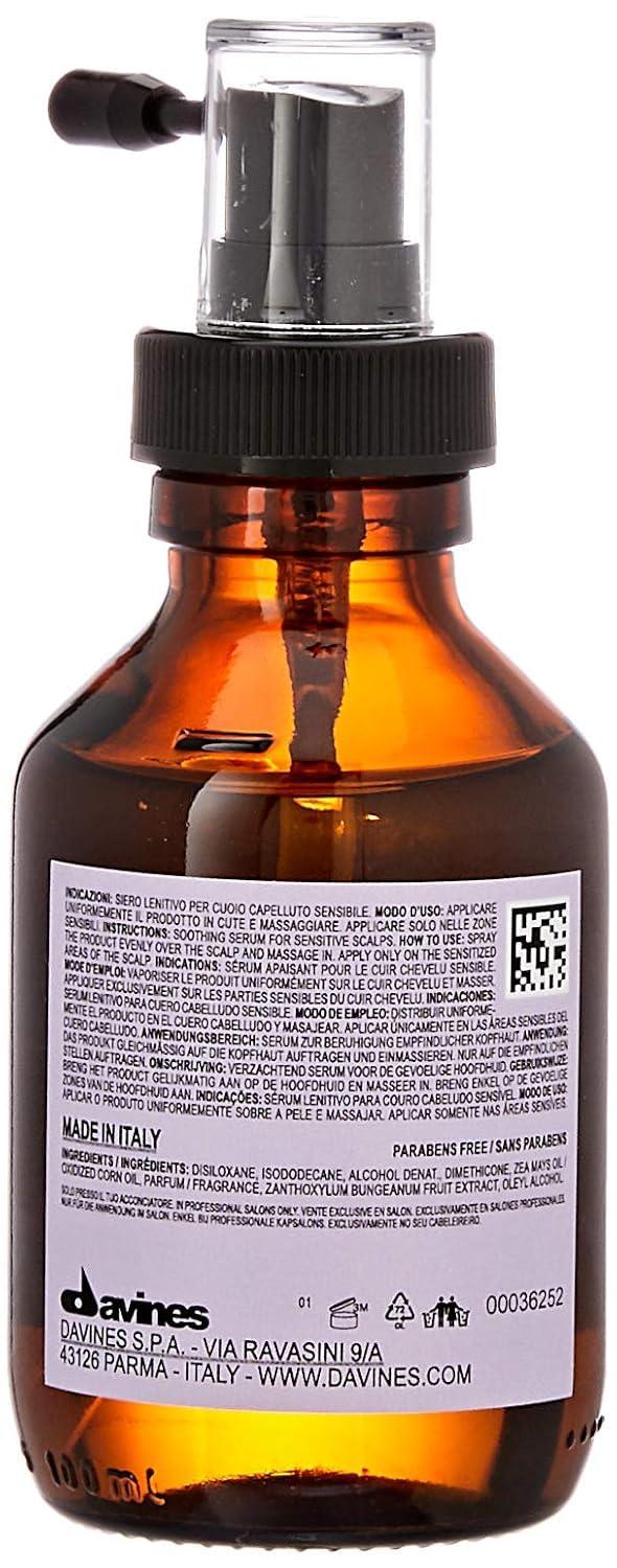 imageDavines Naturaltech Calming Superactive Soothing amp Relieving for Sensitive Scalp With Blueberry Phytoceuticals LeaveIn Serum Calms Irritation Instantly Travel Size 338 Fl Oz