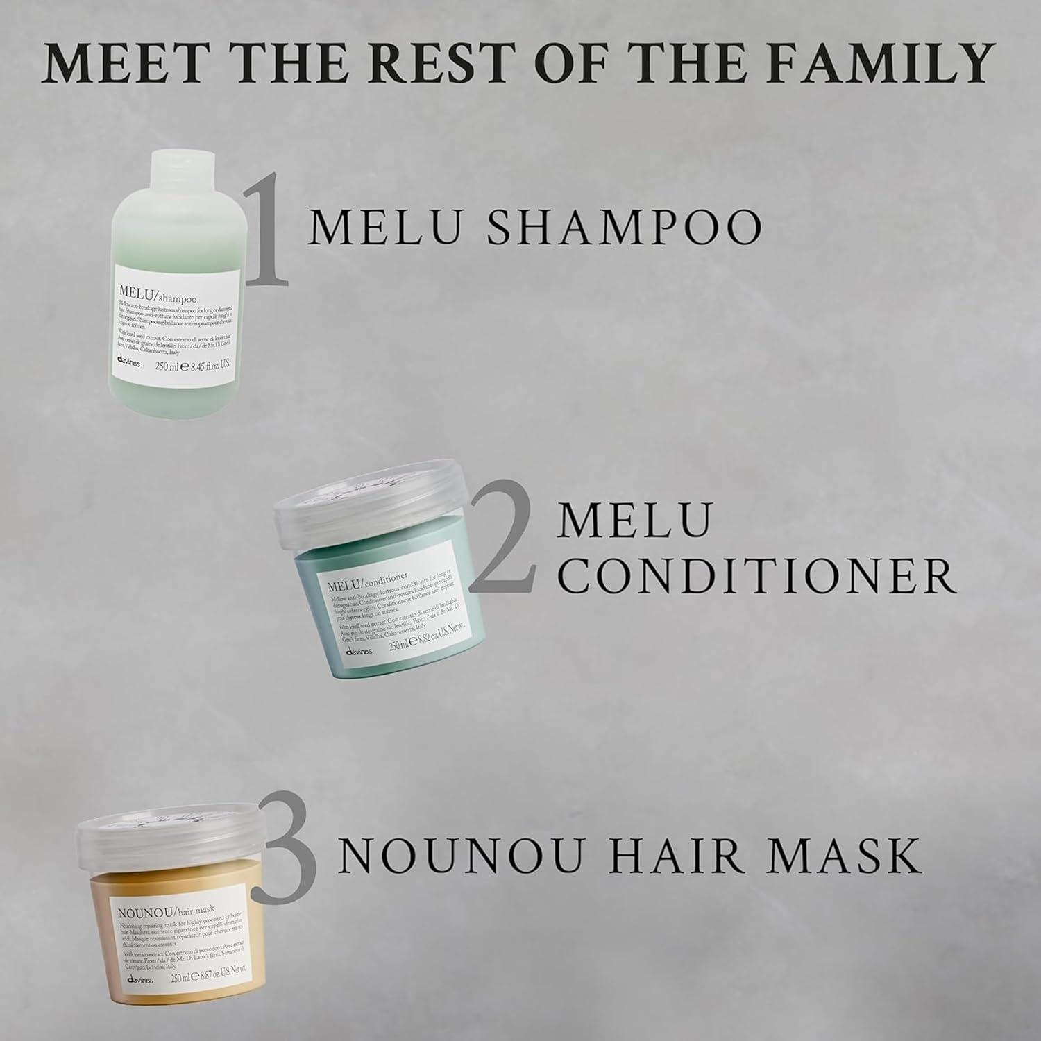 imageDavines MELU Conditioner AntiBreakage Conditioner For Long Hair And Damaged Hair88 Fl Oz Pack of 1