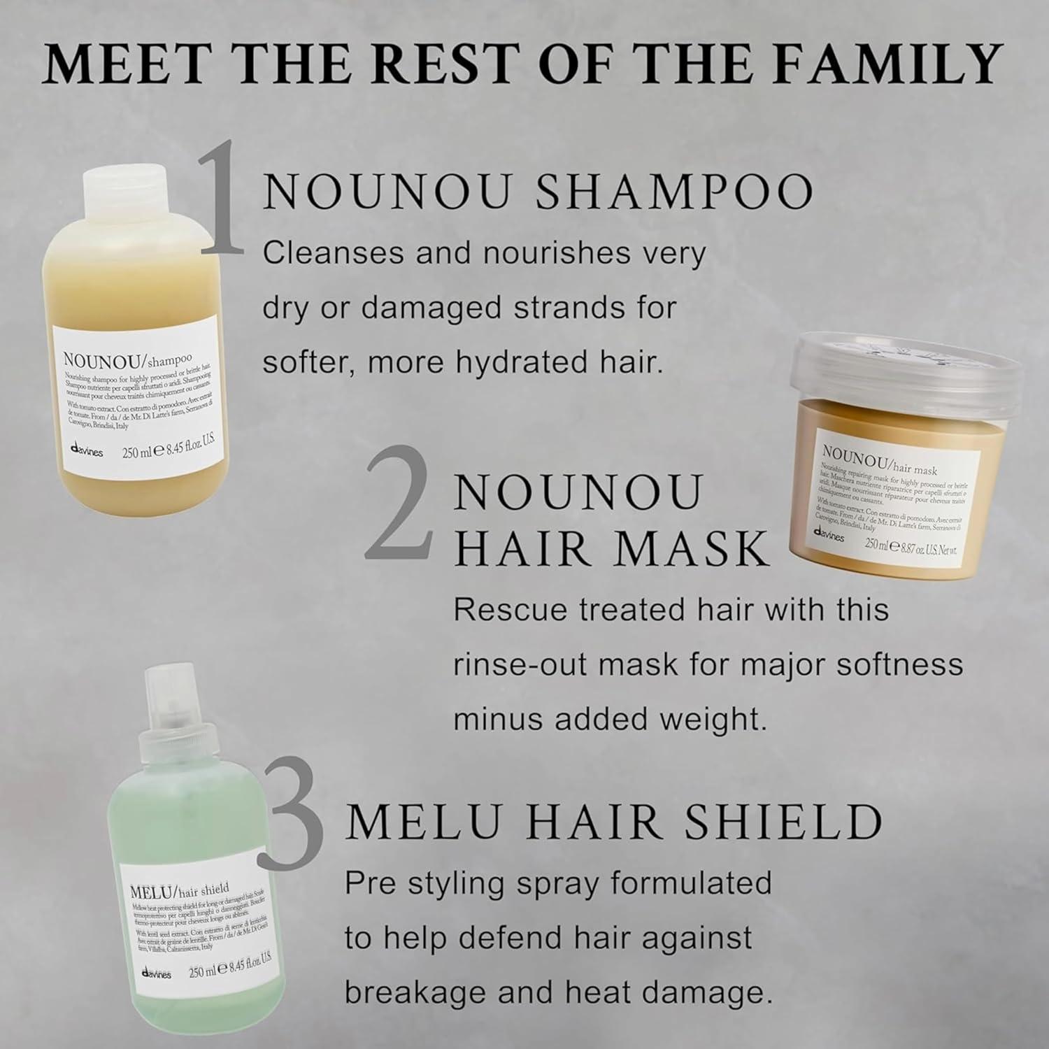 imageDavines NOUNOU Hydrating Deep Shampoo amp ConditionerShampoo Regular Size 845 Fl Oz