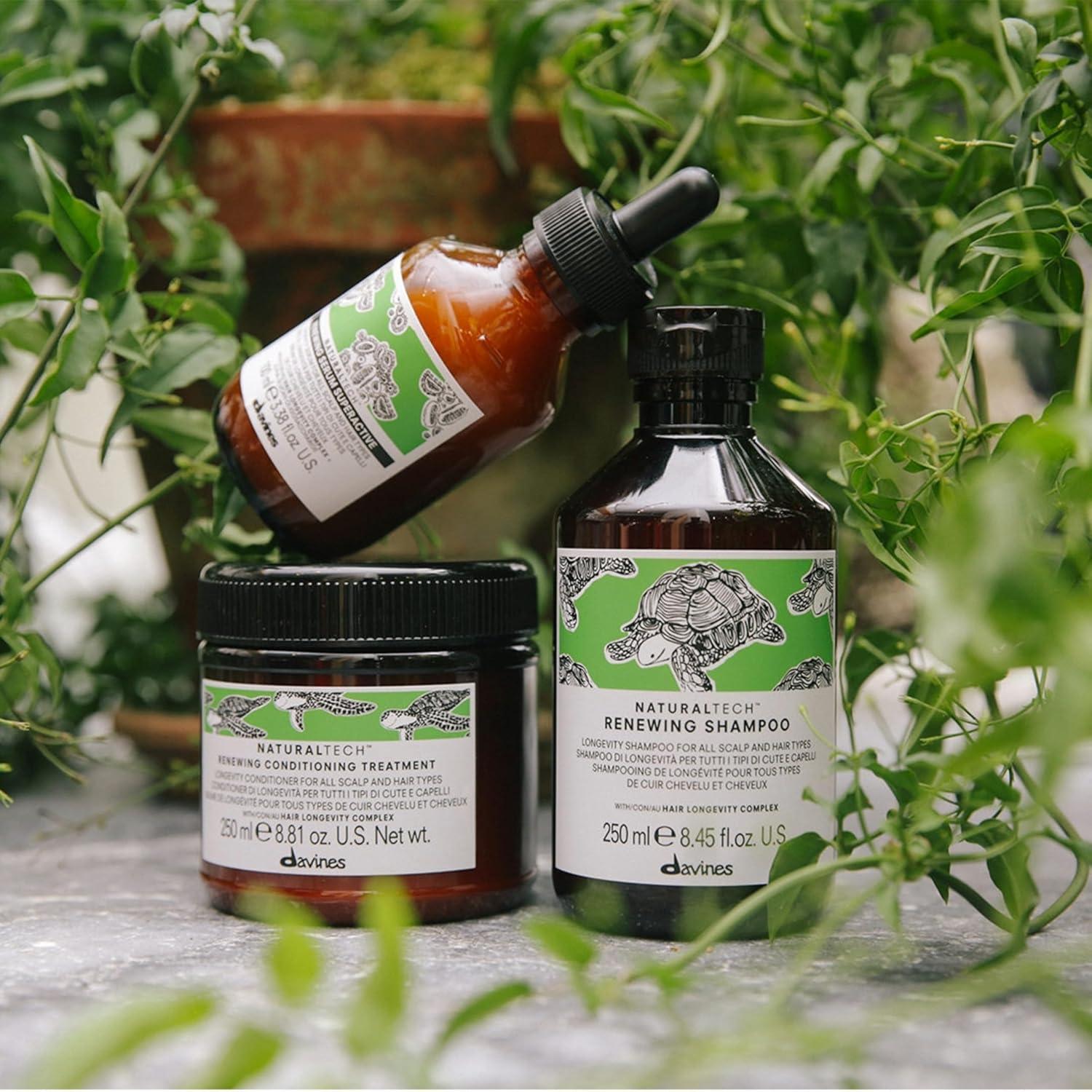 imageDavines Naturaltech Renewing Conditioning Treatment AntiAging amp Maintenance for All Hair Types Aging With Hair Longevity Complex Prolongs Hair Lifecycle 845 Fl Oz