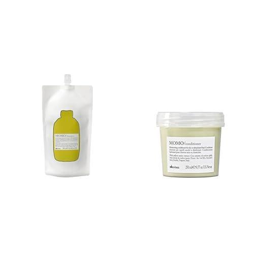 imageDavines MOMO Shampoo Refill 500ml amp Conditioner 250ml Duo Deep Hydration Moisturizing Formula to Dry and Dehydrated Hair Leaving it Untangeled Soft and Silky 2 Piece Set