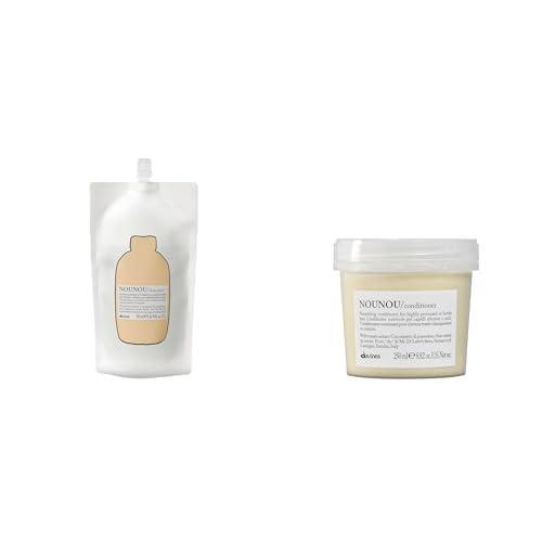 imageDavines NOUNOU Shampoo Refill 500ml amp Conditioner 250ml Duo to Gently Cleanse and Condition while Restoring Hydration Softness and Shine to Dry or Chemically Treated Hair 2 Piece Set