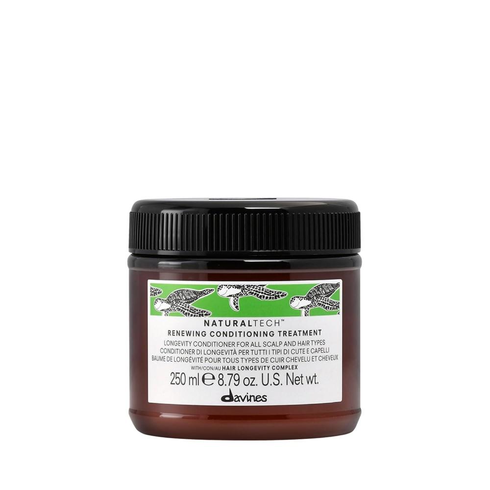 imageDavines Naturaltech Renewing Conditioning Treatment AntiAging amp Maintenance for All Hair Types  Aging  With Hair Longevity Complex  Prolongs Hair Lifecycle 845 Fl Oz