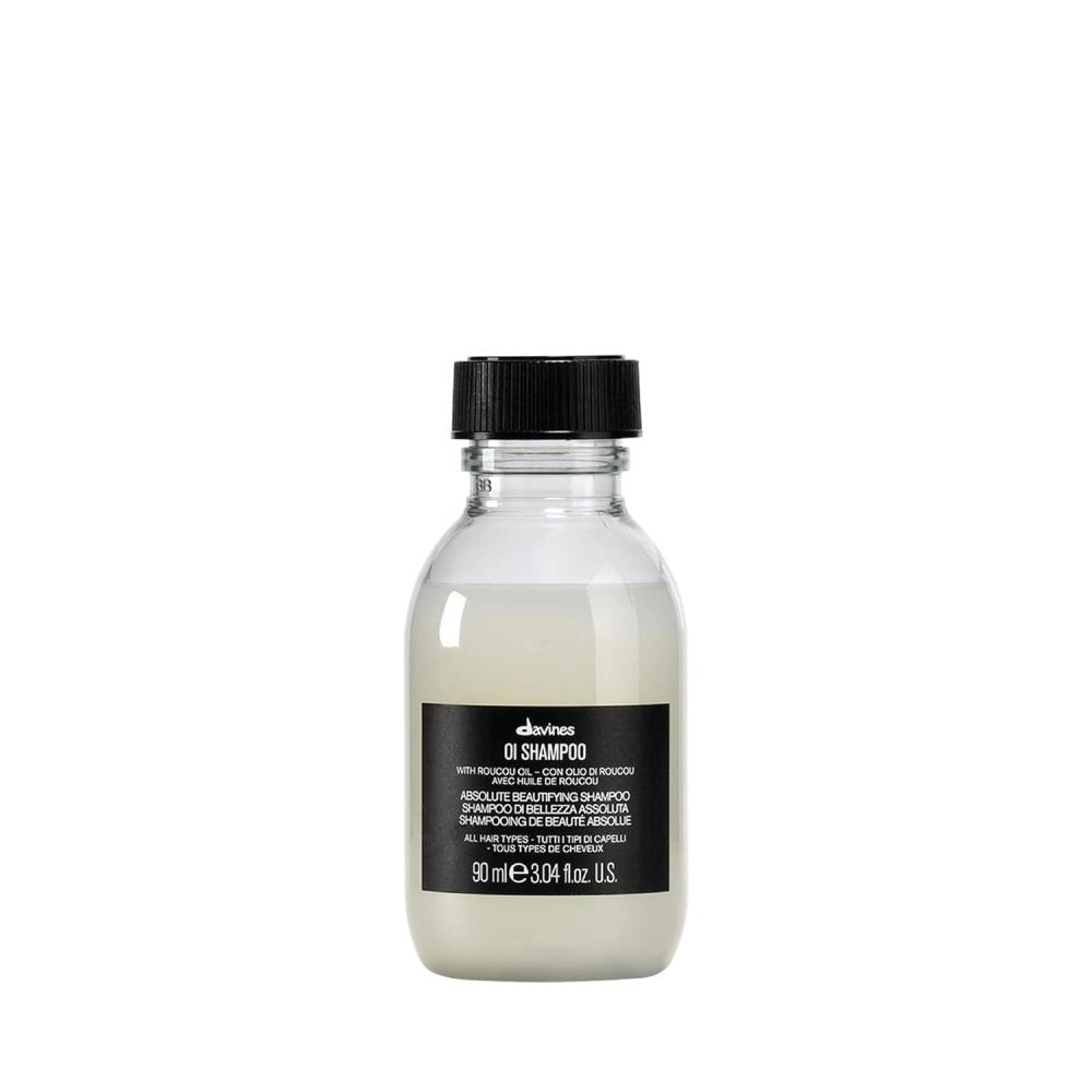 imageDavines OI Nourishing Shampoo for All Hair Types Adds SilkySmooth Shine amp Volume Softens And Restores Chemically Treated HairTravel Size 304 Fl Oz