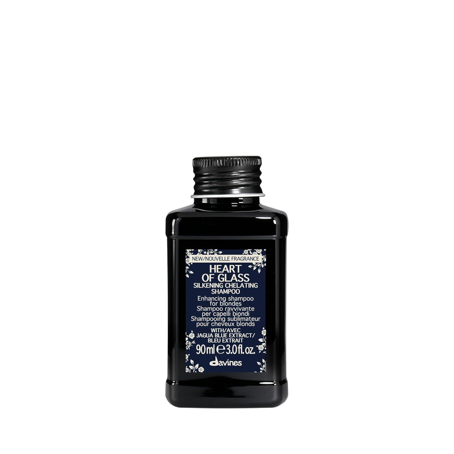 imageDavines Heart of Glass Silkening Shampoo Enhancing Blue Shampoo for Blonde amp Silver Hair Gentle Cleanser with Jagua Blue Extract Balances Tones Illuminates amp Nourishes WeightlesslyEnhanced