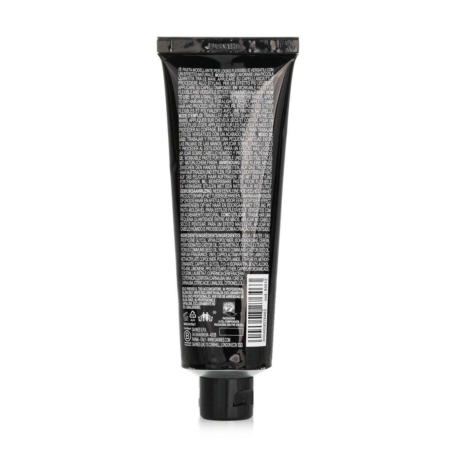 imageDavines Pasta amp Love MediumHold Styling Paste Workable Hair Paste Provides Satin Finish Texture amp Elastic Hold for Versatile Mens Styling 423 Fl Oz