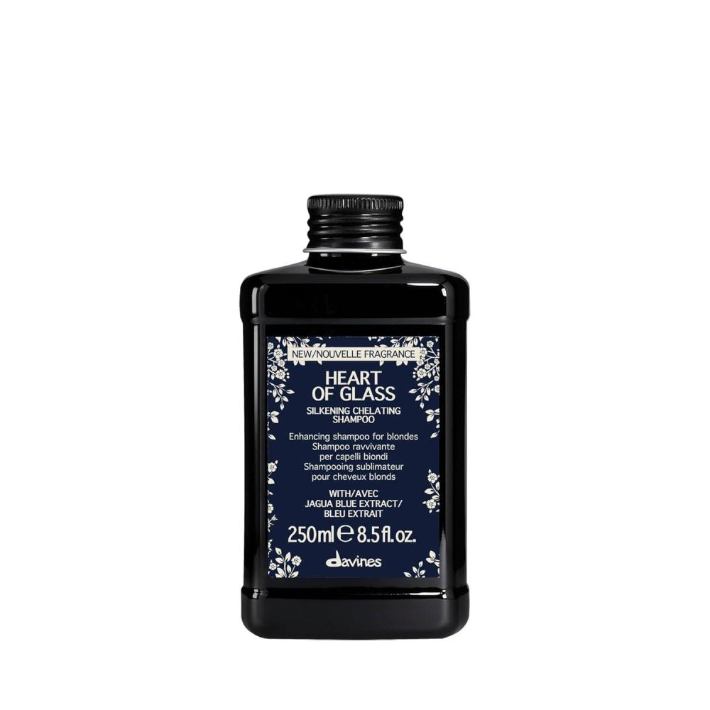 imageDavines Heart of Glass Silkening Shampoo Enhancing Blue Shampoo for Blonde amp Silver Hair Gentle Cleanser with Jagua Blue Extract Balances Tones Illuminates amp Nourishes WeightlesslyEnhanced