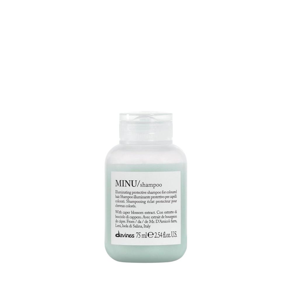 imageDavines MINU Shampoo Color Retention Shampoo For Colored Treated Hair Protects amp Keeps Hair Bright Shiny For Longer25 Fl Oz Pack of 1