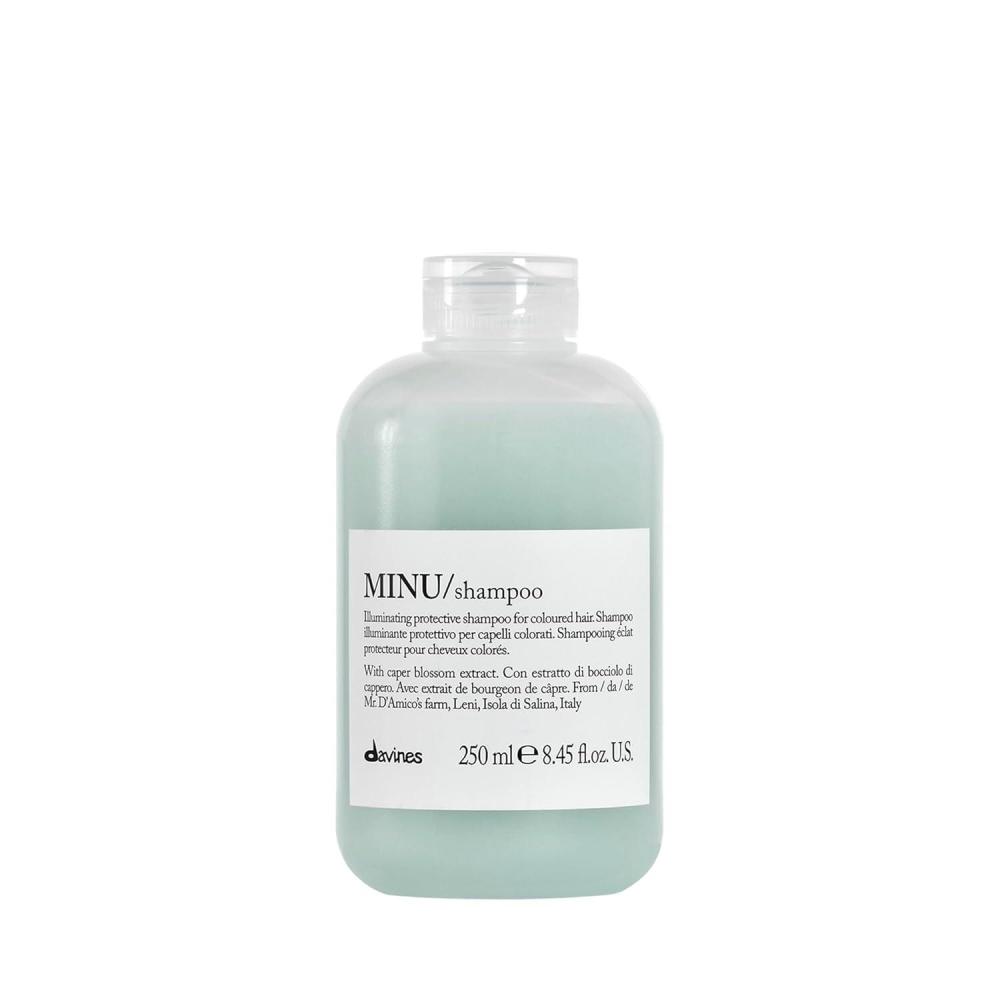 imageDavines MINU Shampoo Color Retention Shampoo For Colored Treated Hair Protects amp Keeps Hair Bright Shiny For Longer845 Fl Oz Pack of 1