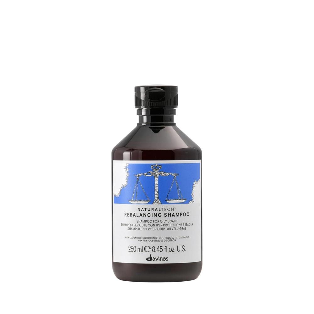 imageDavines Naturaltech Rebalancing Shampoo Normalizing amp Oil Control for Oily Scalp With Lemon Phytoceuticals Deep Cleansing for Oily Hair amp Scalp 845 Fl Oz
