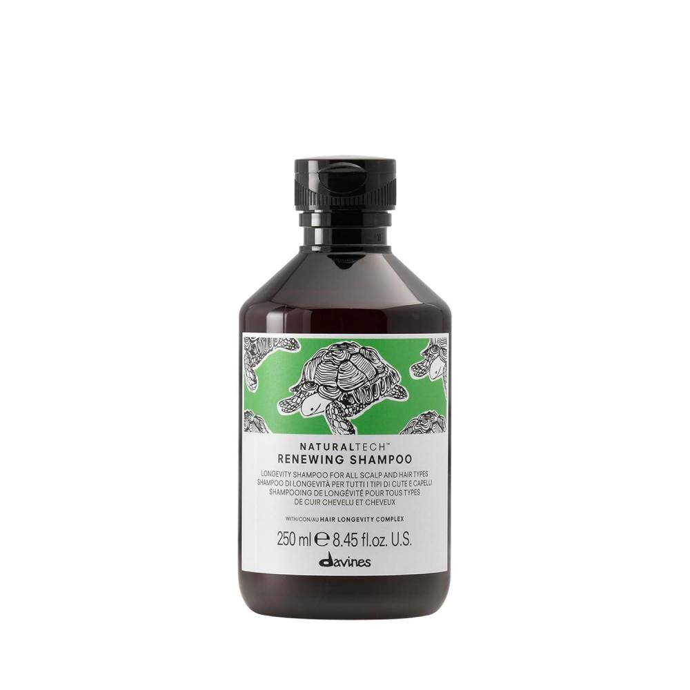 imageDavines Naturaltech Renewing Shampoo AntiAging amp Maintenance for All Hair Types Aging With Hair Longevity Complex Gentle Daily Cleanser for Longevity 845 Fl Oz84 Fl Oz Pack of 1