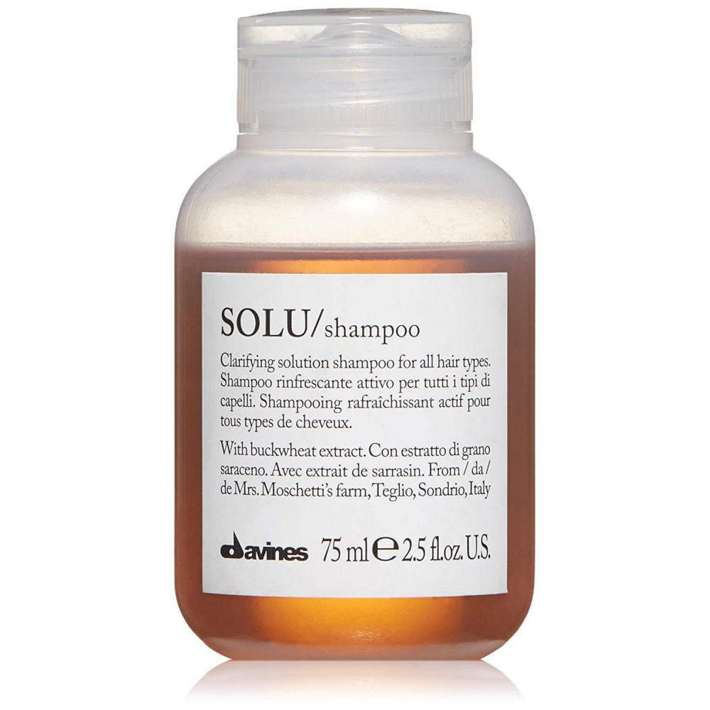 imageDavines SOLU Shampoo Clarify And Remove Residue Refresh Scalp And Leave Hair Shiny And Soft25 Fl Oz Pack of 1