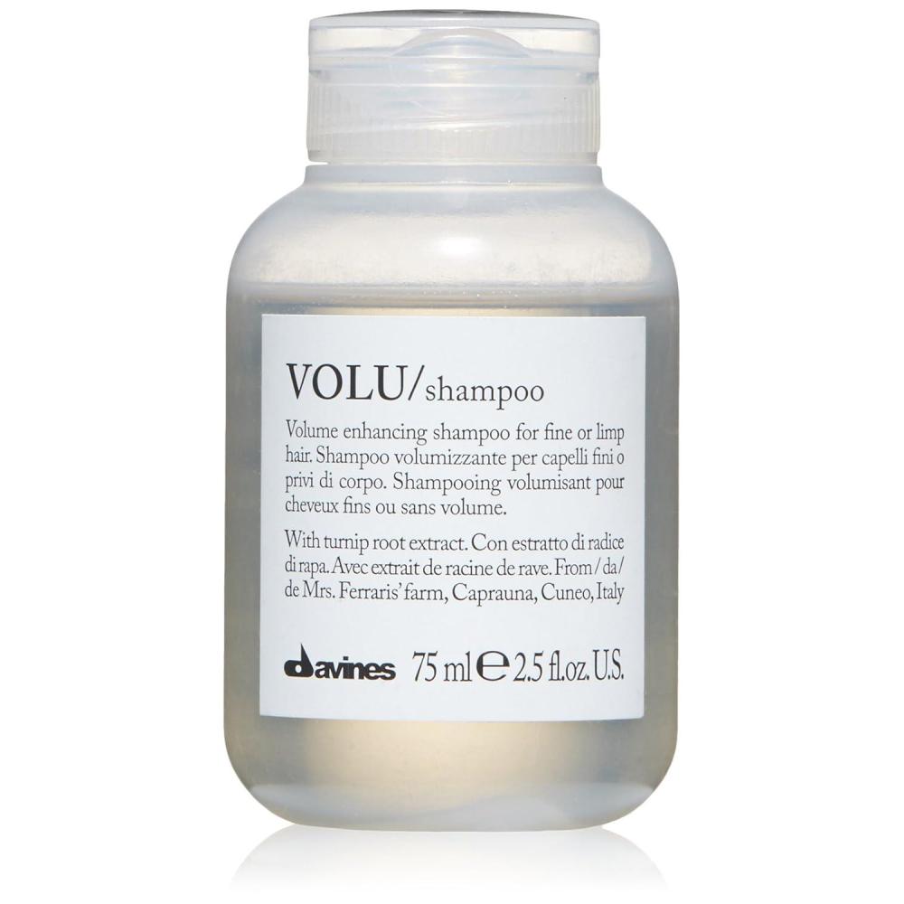 imageDavines VOLU Shampoo Volume Shampoo For Fine Thin Hair Types Gentle Everyday Volumizing25 Fl Oz Pack of 1