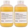 Davines DEDE Shampoo, Delicate Soft Lather Daily Cleanser for Medium Fine & Fine Hair – Gently Removes Impurities to Make Hair Light, Shiny, and Soft with Red Celery Extract, 8.45 Fl Oz(8.4 Fl Oz (Pack of 2))