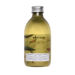Davines Authentic Cleansing Nectar, Multi-Functional Shampoo & Body Wash – Gentle Oil-Based Cleanser with 98% Natural Ingredients – Hydrates Hair & Skin, 9.47 Fl Oz(9.47 Ounce)
