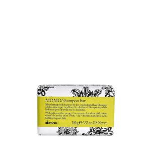 Davines Cleansing Bar, Solid Cleansing Shampoo Bar, Body Wash Bar, Packed in 100% FSC Paper Wrapper, Recyclable, and Aluminium Case Holder(MOMO Shampoo Bar)