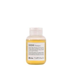 Davines DEDE Shampoo, Delicate Soft Lather Daily Cleanser for Medium Fine & Fine Hair – Gently Removes Impurities to Make Hair Light, Shiny, and Soft with Red Celery Extract, 8.45 Fl Oz(2.5 Fl Oz (Pack of 1))