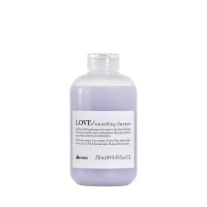 Davines LOVE Smoothing Shampoo, Taming Anti-Frizz Gentle Cleansing Action for Wavy, Unruly, Coarse Hair – Gives Shine, Elasticity, Softness, and a Sleek Smooth Look with Olive Extract, 8.45 Fl Oz