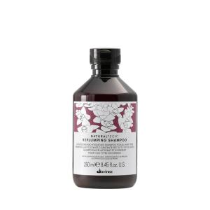 Davines Naturaltech REPLUMPING Shampoo & Conditioner, Gentle Cleasning To Add Hydration, Elasticity And Protection, Adds Fullness, Moisturizing & Detangling(Shampoo)