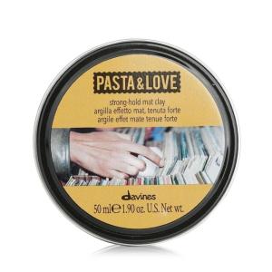 Davines Pasta & Love Styling Clay, Strong Hold Matte Clay – Adds Structure, Volume & Dry Texture – Long-Lasting Definition without Shine for Messy Looks, 1.69 Fl Oz(1.9 Ounce (Pack of 1))