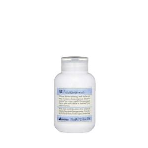 Davines SU Hair & Body Wash, Gentle Cleansing For Sun Exposed Hair And Skin, Full-Bodied Multi-Benefit Shower Foam, Moisturize And Hydrate(2.54 Fl Oz (Pack of 1))