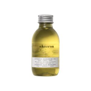 Davines Authentic Nourishing Oil, Multi-Functional Oil for Face, Hair & Body – 100% Natural Organic Safflower Formula – Hydrates, Softens & Adds Shine, 4.73 Fl Oz