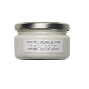 Davines Authentic Replenishing Butter, Deep Nourishing Mask for Face, Hair & Body – 98% Natural Shea Butter Formula – Restores Dry Skin & Damaged Hair, 6.76 Fl Oz