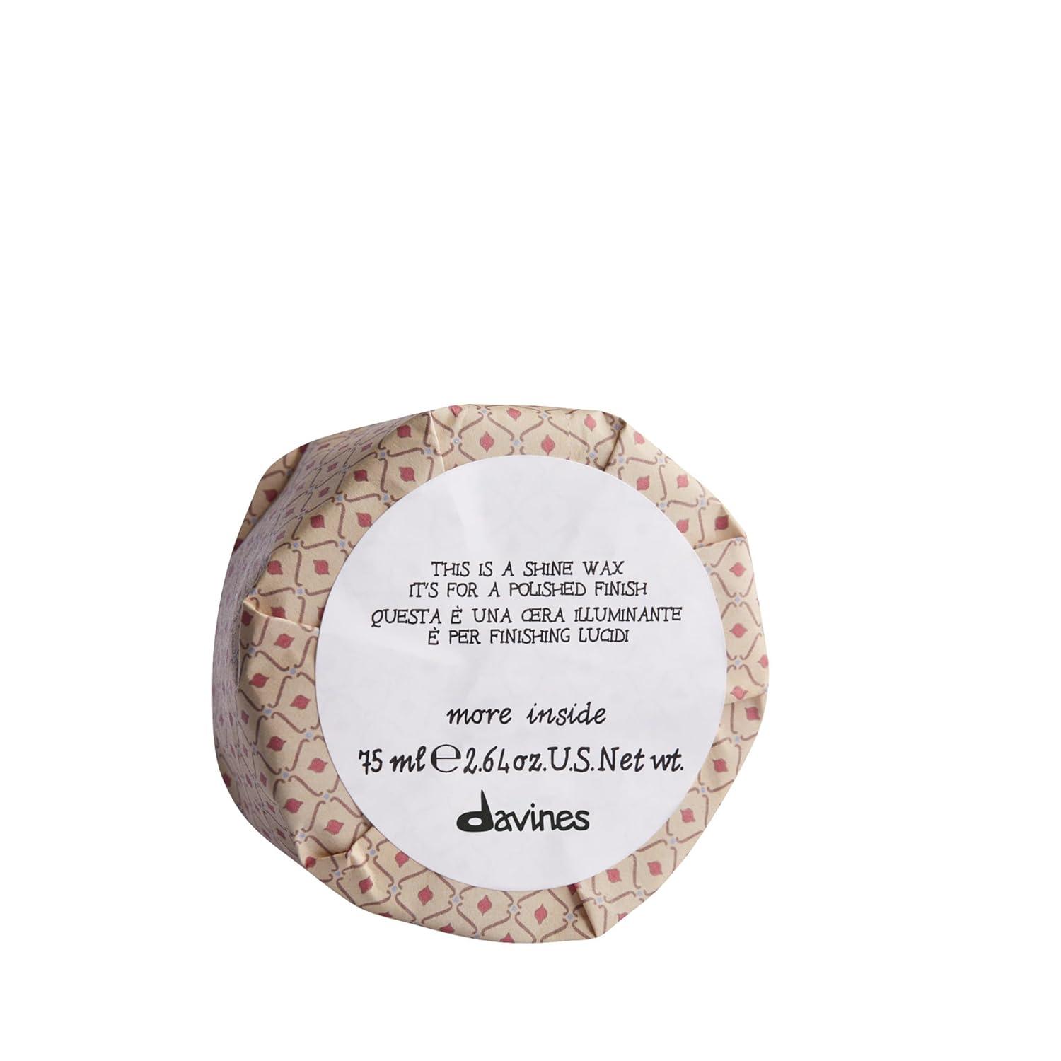 imageDavines This Is A Shine Wax Light Hold High Shine amp Polish Creamy Wax for Glossy Finish Workable Texture for Sleek Styles 254 Fl Oz