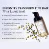 Davines Liquid Spell Reinforcing Bodifying Fluid, Liquid-to-Foam Volumizing Treatment for Fine or Sensitized Hair – Thickens & Strengthens Structure with Heat Protection – Weightless, 4.23 Fl Oz