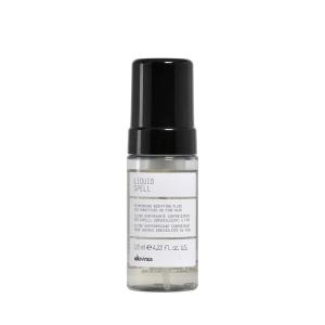 Davines Liquid Spell Reinforcing Bodifying Fluid, Liquid-to-Foam Volumizing Treatment for Fine or Sensitized Hair – Thickens & Strengthens Structure with Heat Protection – Weightless, 4.23 Fl Oz