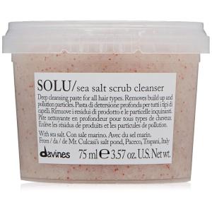Davines SOLU Sea Salt Scrub Cleanser | Refresh and Clarify Hair and Scalp | Remove Residue And Impurities(3.57 Fl Oz (Pack of 1))