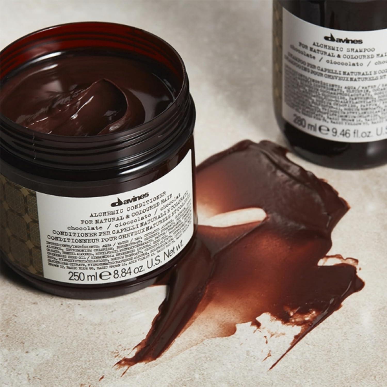 imageDavines Alchemic Conditioner Silver Color Depositing Purple Cream for Platinum amp Cool Blonde Hair Neutralizes Yellow amp Hydrates with Jojoba Oil 845 Fl Oz88 Fl Oz Pack of 1