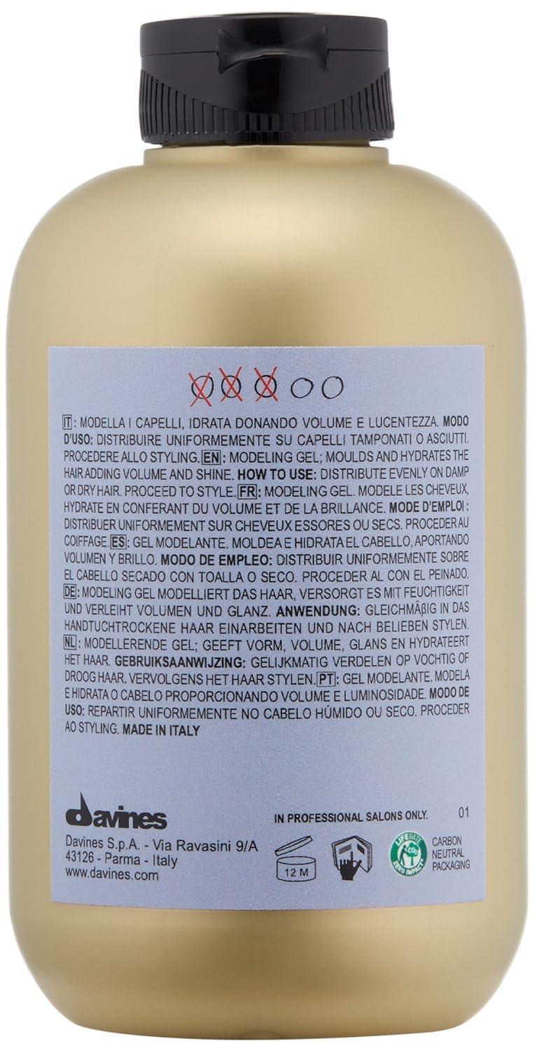 imageDavines This Is A Medium Hold Modeling Gel Medium Hold Structure amp Body Adds Body amp Elasticity to Defined Looks No Flaking or Residue 845 Fl Oz