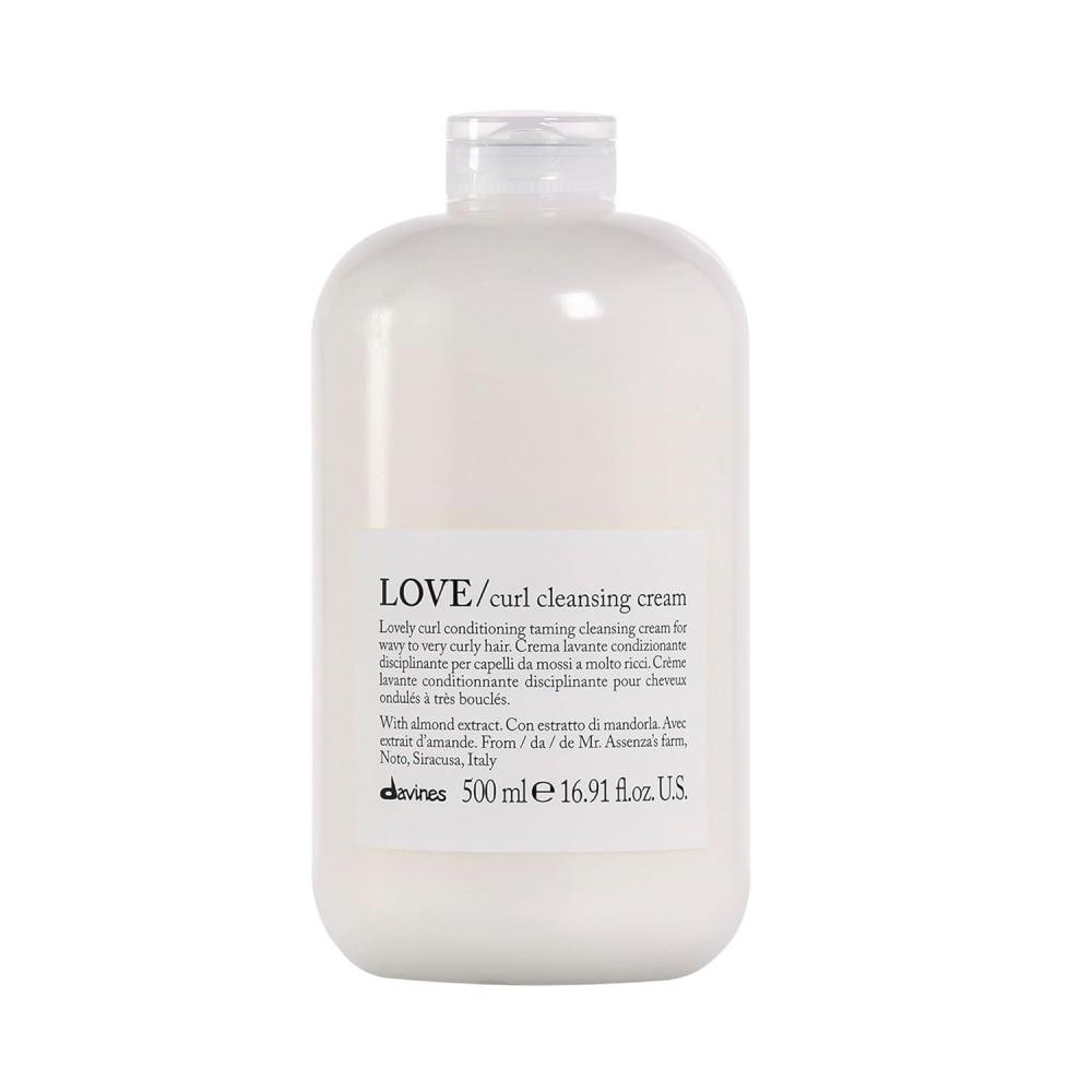 imageDavines LOVE Curl Cleansing Cream 2in1 Conditioning Shampoo amp CoWash for Wavy and Curly Hair  Light Gentle Cleanse Removes Impurities for Extremely Soft Curls with Almond Extract 169 Fl Oz