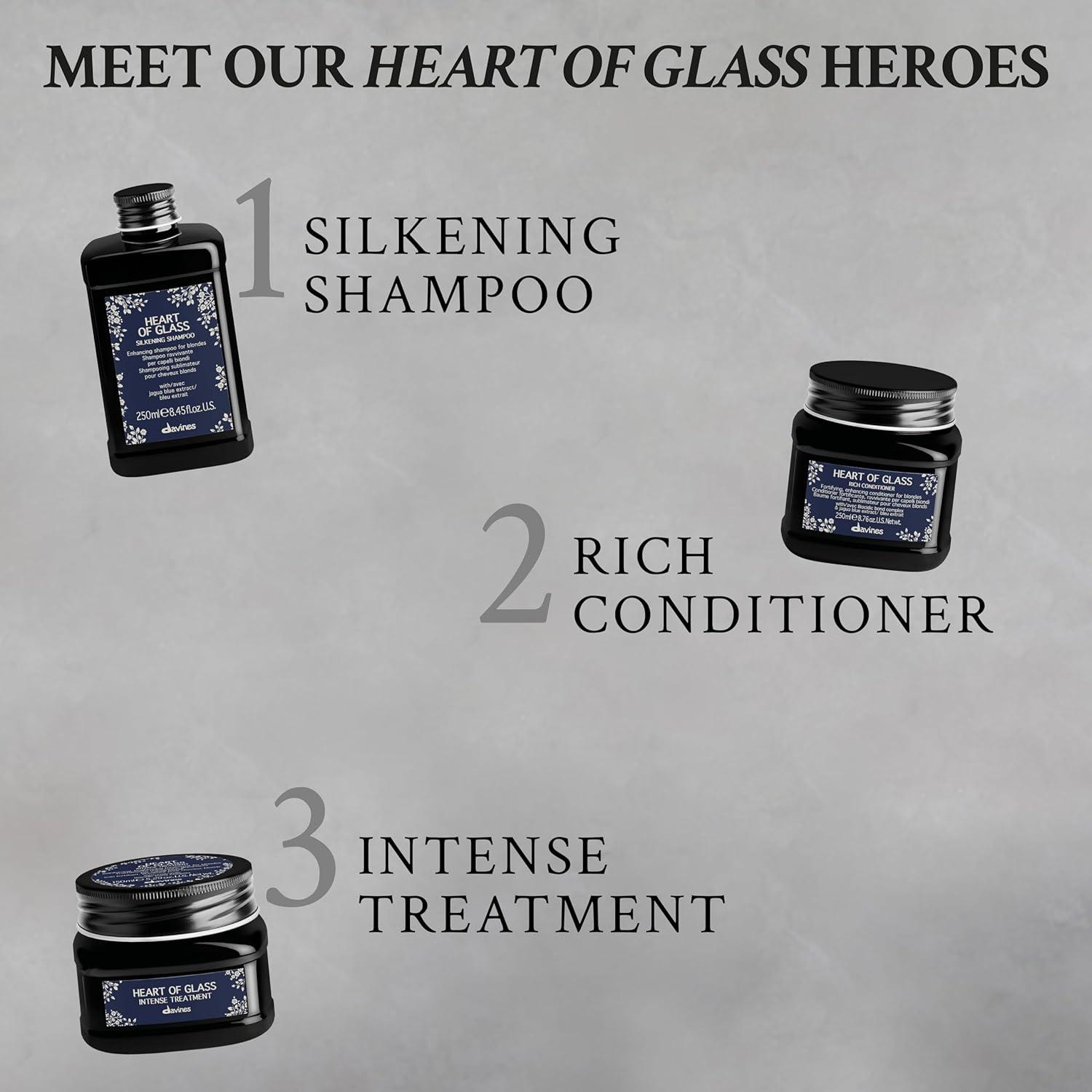 imageDavines Heart of Glass Sheer Glaze Brightening Thermal LeaveIn Fluid for Blonde Hair Hydrates Protects from UVHeat amp Adds Shine with Fortifying Botanical Shield 507 Fl OzOriginal