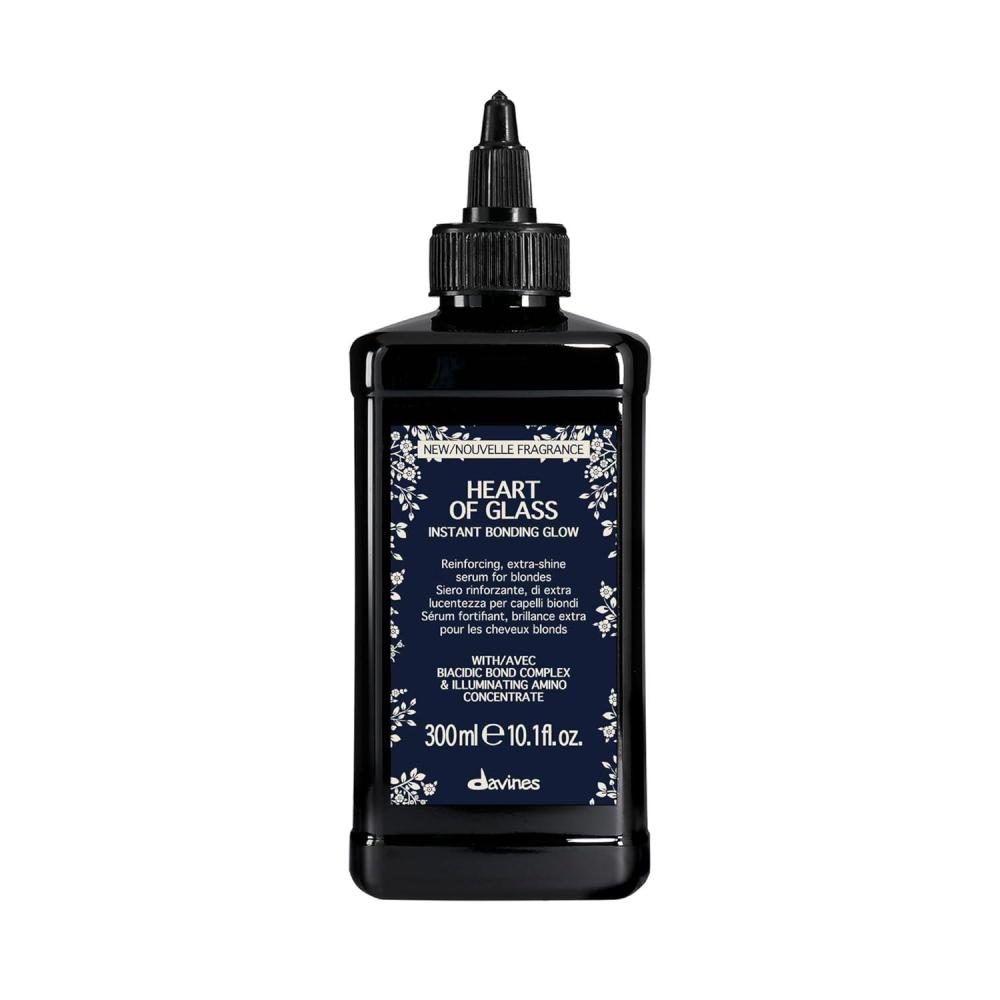imageDavines Heart of Glass Instant Bonding Glow FastActing Reinforcing Serum for Blonde Hair Illuminates amp Strengthens with Biacidic Bond Complex Weightless Texture 1014 Fl OzEnhanced