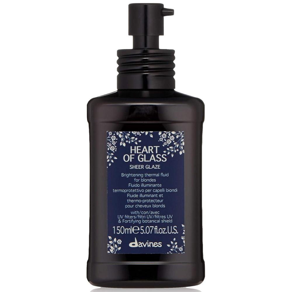 imageDavines Heart of Glass Sheer Glaze Brightening Thermal LeaveIn Fluid for Blonde Hair Hydrates Protects from UVHeat amp Adds Shine with Fortifying Botanical Shield 507 Fl OzOriginal