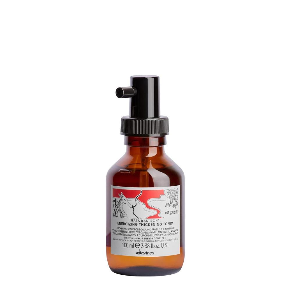 imageDavines Naturaltech Energizing Thickening Tonic Stimulating amp Fortifying for Thinning Hair amp Hair Loss With Caffeine Phytoceuticals Instantly Thickens Hair Fiber Travel Size 338 Fl Oz