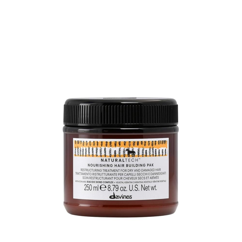 imageDavines Naturaltech Nourishing Hair Building Pak Restructuring amp Hydrating for Dry amp Damaged Hair  With Vegetal Keratin  Deep Repair Mask for Damaged Strands 845 Fl Oz879 Ounce Pack of 1