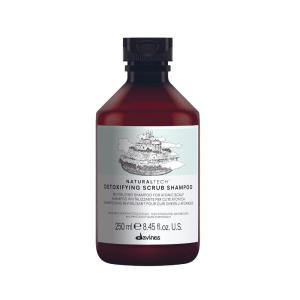 Davines Naturaltech Detoxifying Scrub Shampoo, Revitalizing & Deep Cleansing for Atonic Scalp & Pollutants – With Artichoke Phytoceuticals – Removes Buildup & Exfoliates, 8.45 Fl Oz