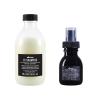 Davines OI Shampoo | Nourishing Shampoo for All Hair Types | Shine, Volume, and Silky-Smooth Hair Everyday(Shampoo (9.46 Fl Oz) + Milk (1.69 Fl Oz))