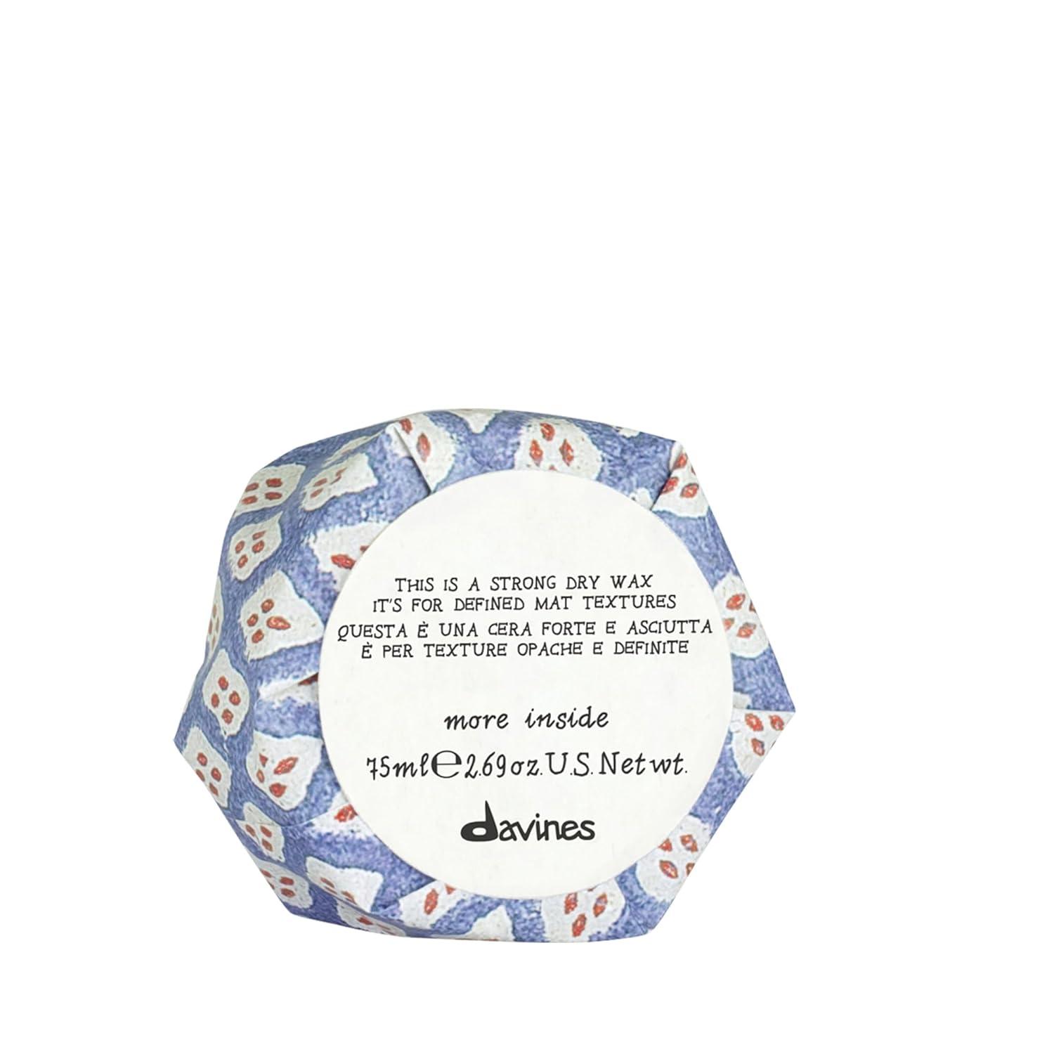 imageDavines This Is A Strong Dry Wax Strong Hold Matte Texture Dry Wax for Definition amp Separation Creates Rough amp Messy Looks 254 Fl Oz