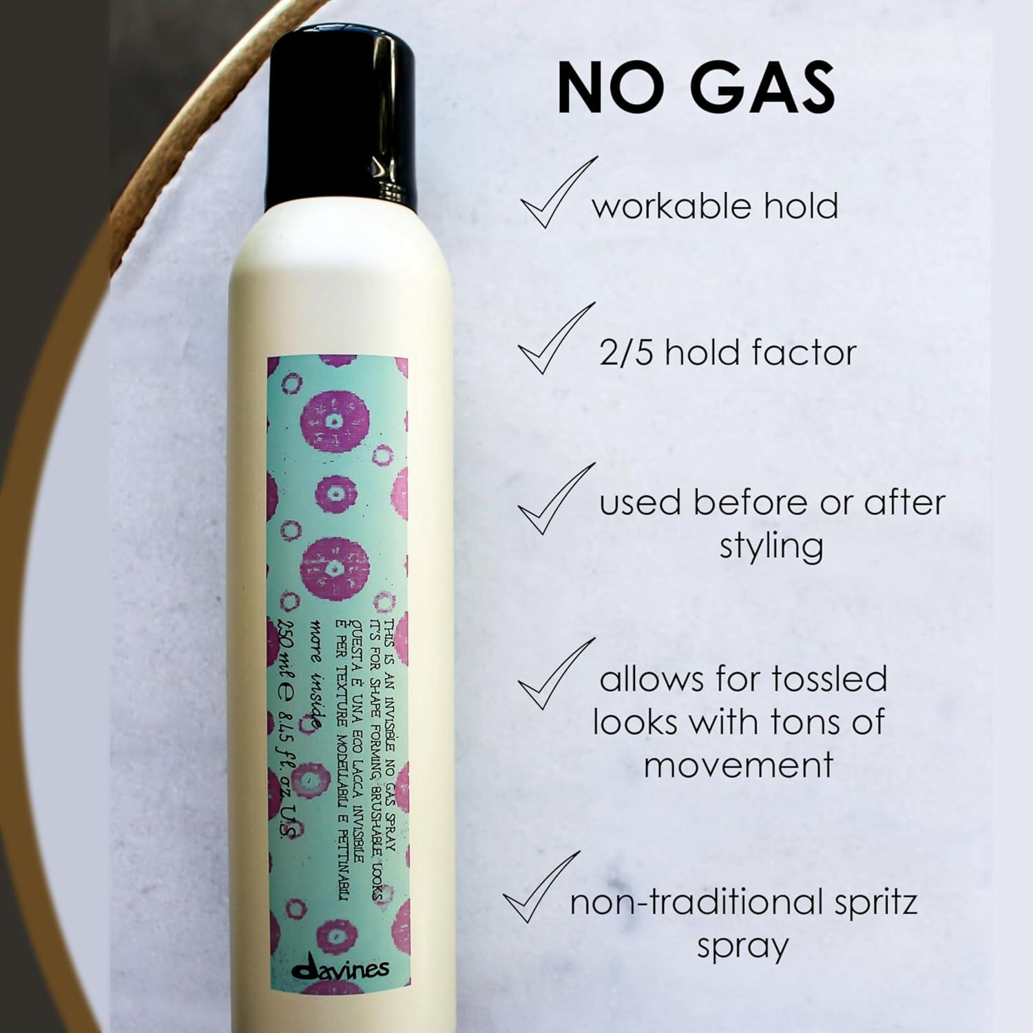 imageDavines This Is An Invisible No Gas Spray Medium Hold Natural Finish NonAerosol Spray for Brushable Hold Fast Drying amp Humidity Resistant 845 Fl Oz