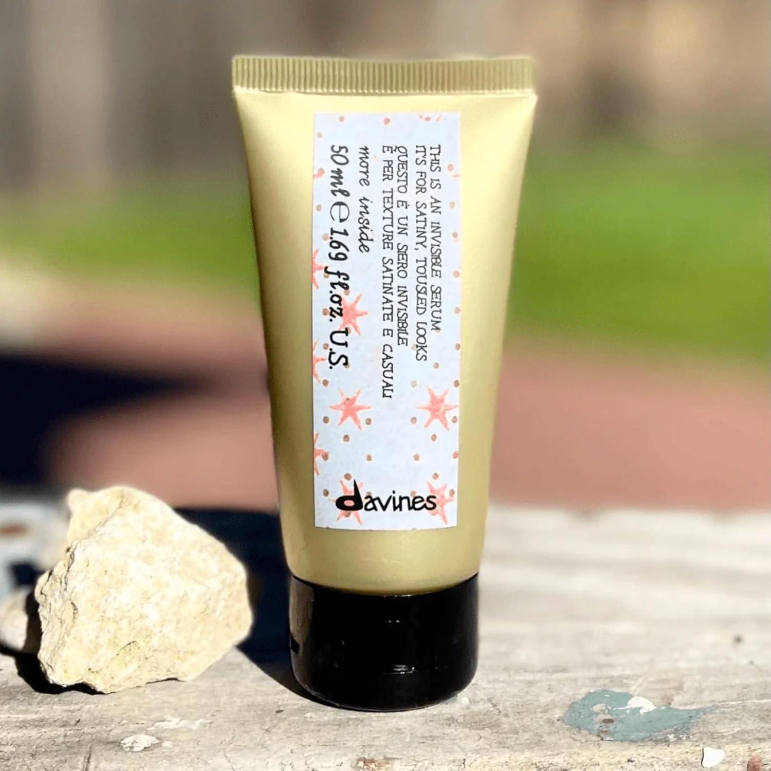 imageDavines This Is An Invisible Serum Light Hold AntiFrizz amp Satiny Look Soft Texture amp Separation Creates Casual Undone Styles Travel Size 169 Fl Oz
