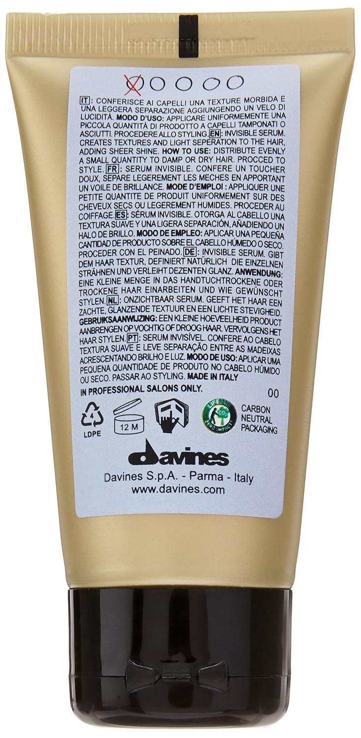 imageDavines This Is An Invisible Serum Light Hold AntiFrizz amp Satiny Look Soft Texture amp Separation Creates Casual Undone Styles Travel Size 169 Fl Oz
