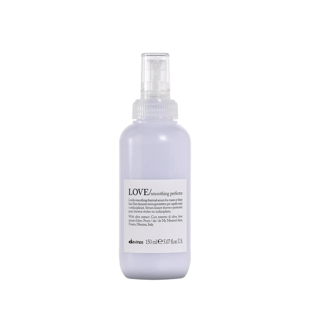 imageDavines LOVE Smoothing Perfector Serum Thermal LeaveOn AntiFrizz Formula for Wavy Unruly Coarse Hair  Moisturizes amp Protects from Heat Without Weighing Down with Olive Extract 507 Fl Oz