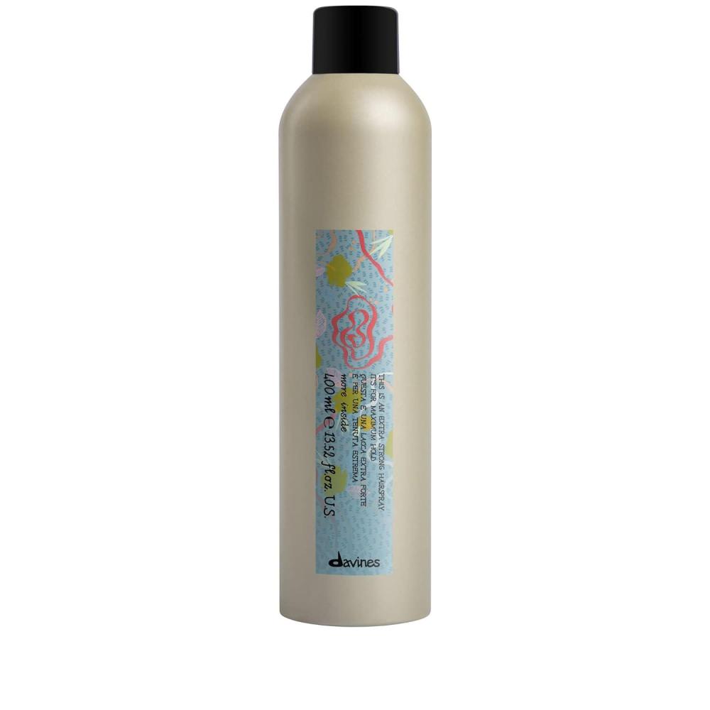 imageDavines This Is An Extra Strong Hair Spray Extra Strong Hold Maximum Control  Extreme Hold for Updos amp Styles  Humidity Resistant amp Long Lasting 1353 Fl Oz