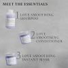 Davines LOVE Smoothing Perfector Serum, Thermal Leave-On Anti-Frizz Formula for Wavy, Unruly, Coarse Hair – Moisturizes & Protects from Heat Without Weighing Down with Olive Extract, 5.07 Fl Oz