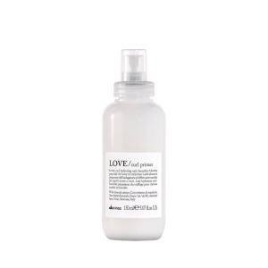 Davines LOVE Curl Primer, Moisturizing Anti-Humidity Heat Protectant Prepping Milk for Wavy and Curly Hair – Detangles, Hydrates & Defines Curls for Easy Styling with Almond Extract, 5.07 Fl Oz